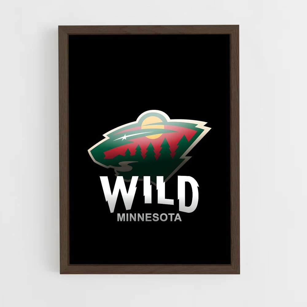 Poster Minnesota wild cri – affiche Hockey sur glace (vue 5)